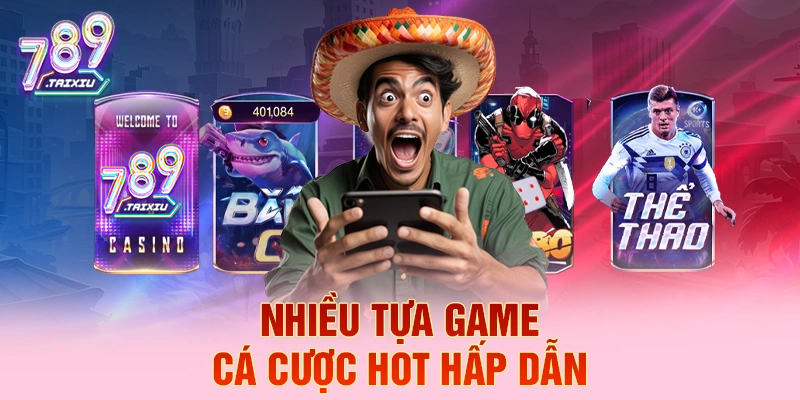 Tựa game cá cược hấp dẫn tại 8xbet